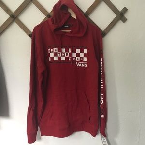 Men’s Vans Hoodie Red